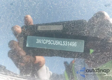 2019 Nissan Kicks Sv из США, поврежденный, VIN 3N1CP5CU5KL531496